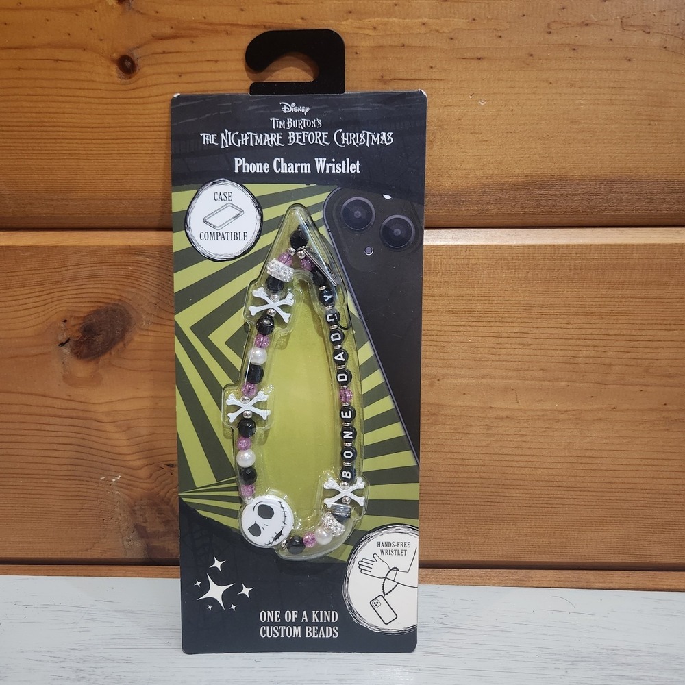 Disney The Nightmare Before Christmas Phone Charm Wristlet - Case Compatible NEW